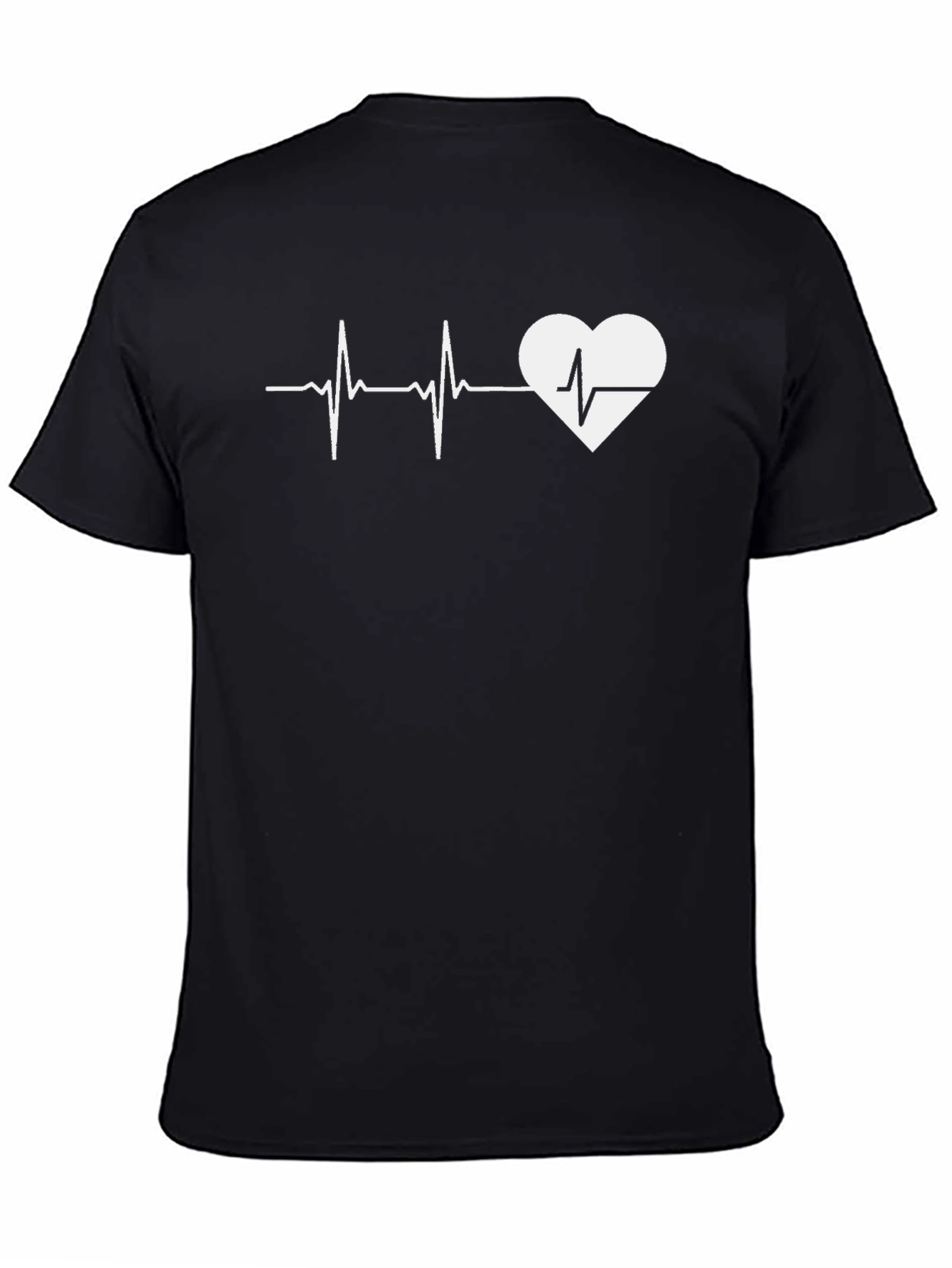 Heartbeat Graphic Print T-Shirt