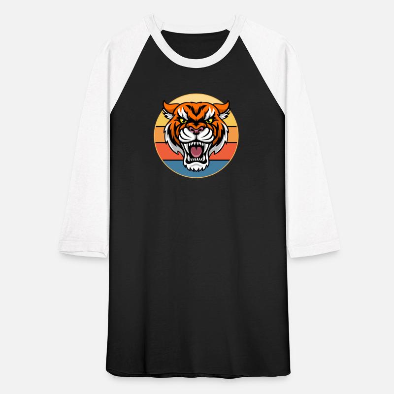 Tiger Big Cat Vintage Retro Sunset