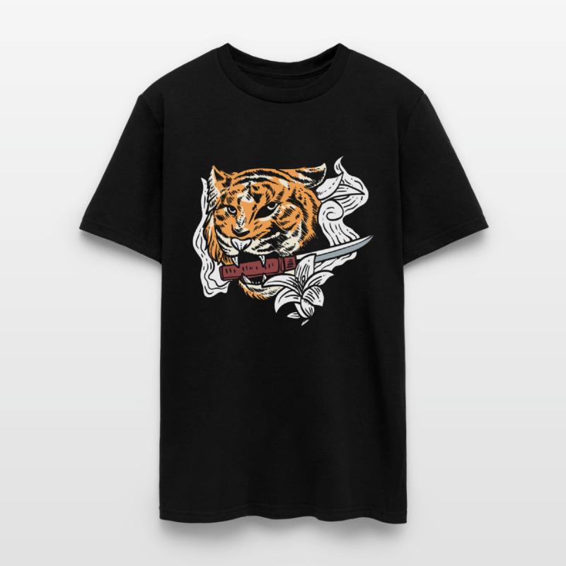 Tiger with Sword Swordsman Gift