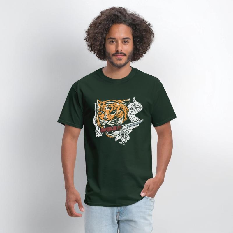 Tiger with Sword Swordsman Gift