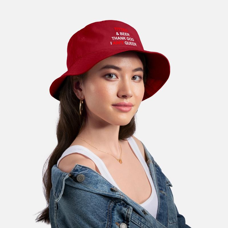 Titties & Beer Thank God I Ain't Queen Apparel