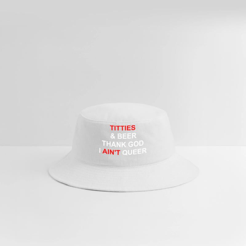 Titties & Beer Thank God I Ain't Queen Apparel