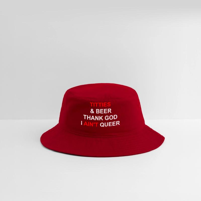 Titties & Beer Thank God I Ain't Queen Apparel