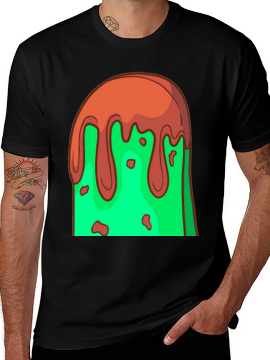 Melting Ice Cream Graphic T-Shirt