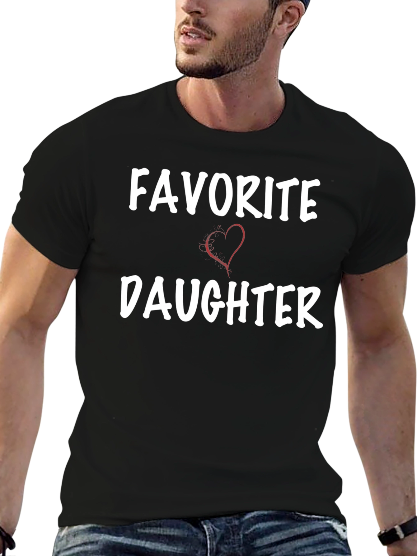 Favorite Daughter Heart Graphic T-Shirt