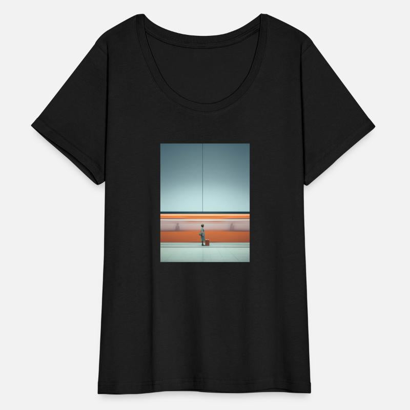 Traveler with Suitcase