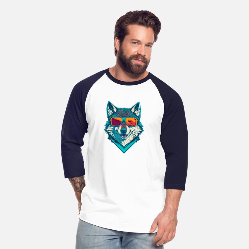 Trendy smiling Wolf portrait