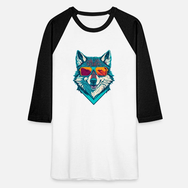 Trendy smiling Wolf portrait