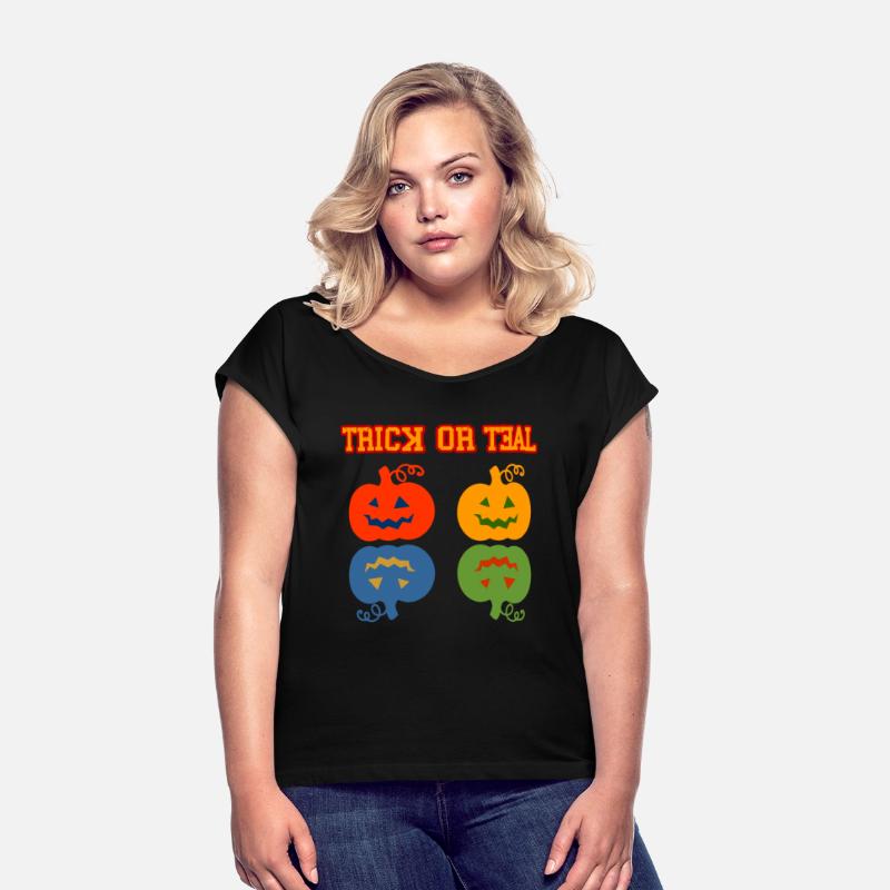 Trick or Teal - 2 SIDED Teal Pumpkin Halloween