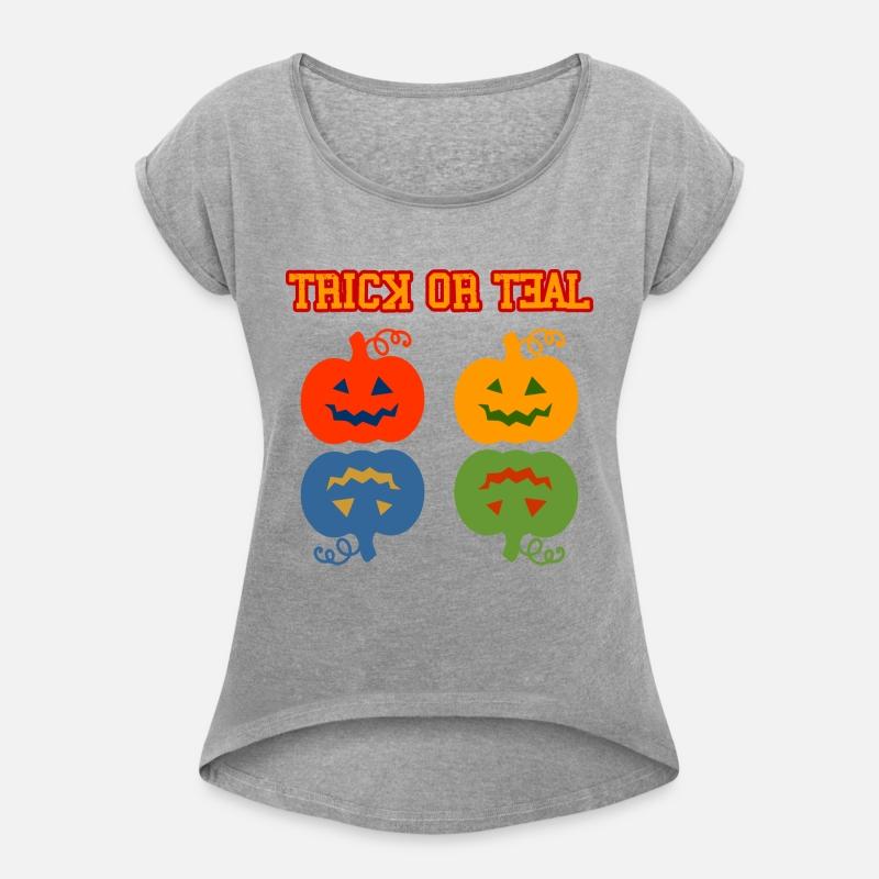 Trick or Teal - 2 SIDED Teal Pumpkin Halloween