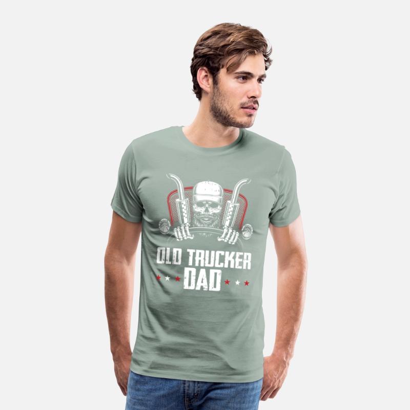 Truck Driver Dad Old Man Trucker