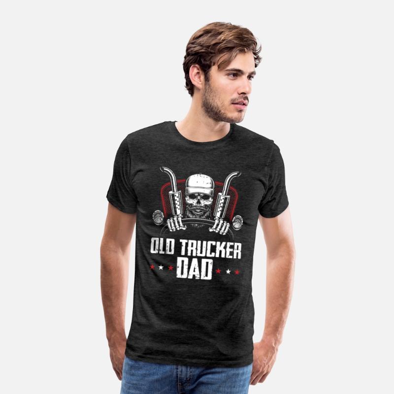 Truck Driver Dad Old Man Trucker