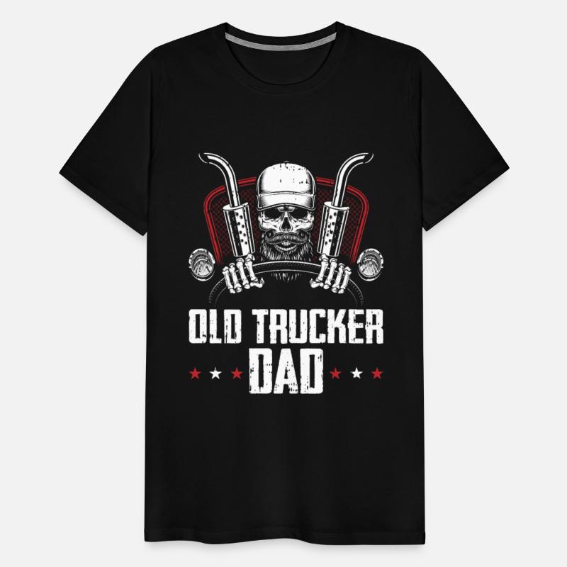 Truck Driver Dad Old Man Trucker
