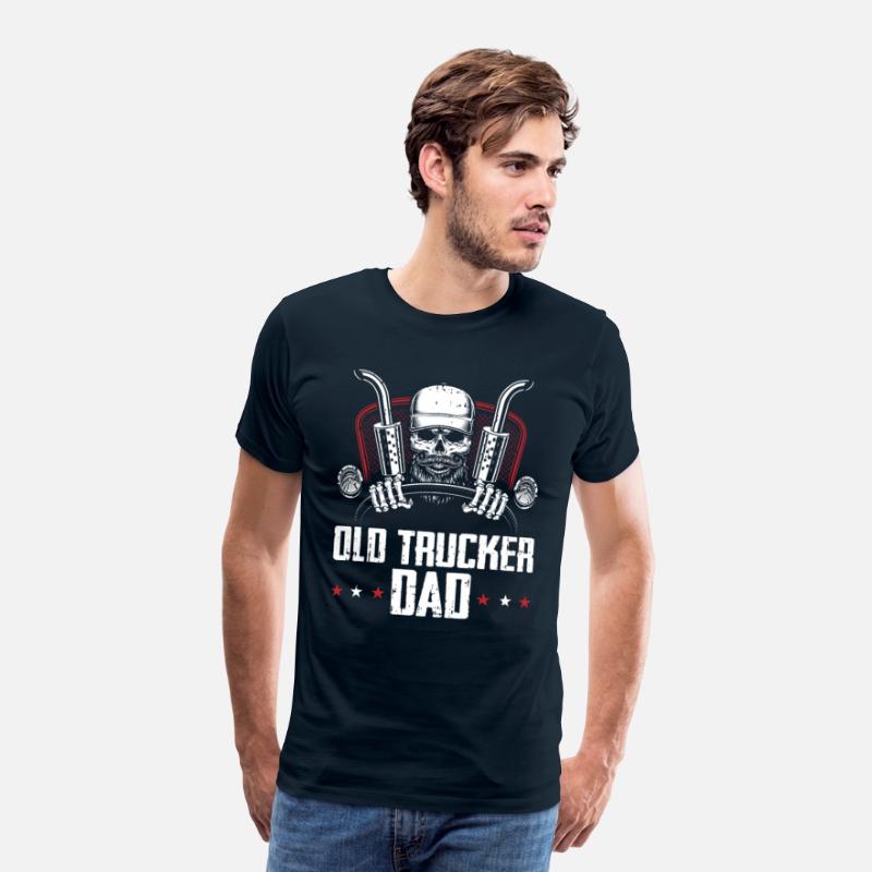 Truck Driver Dad Old Man Trucker