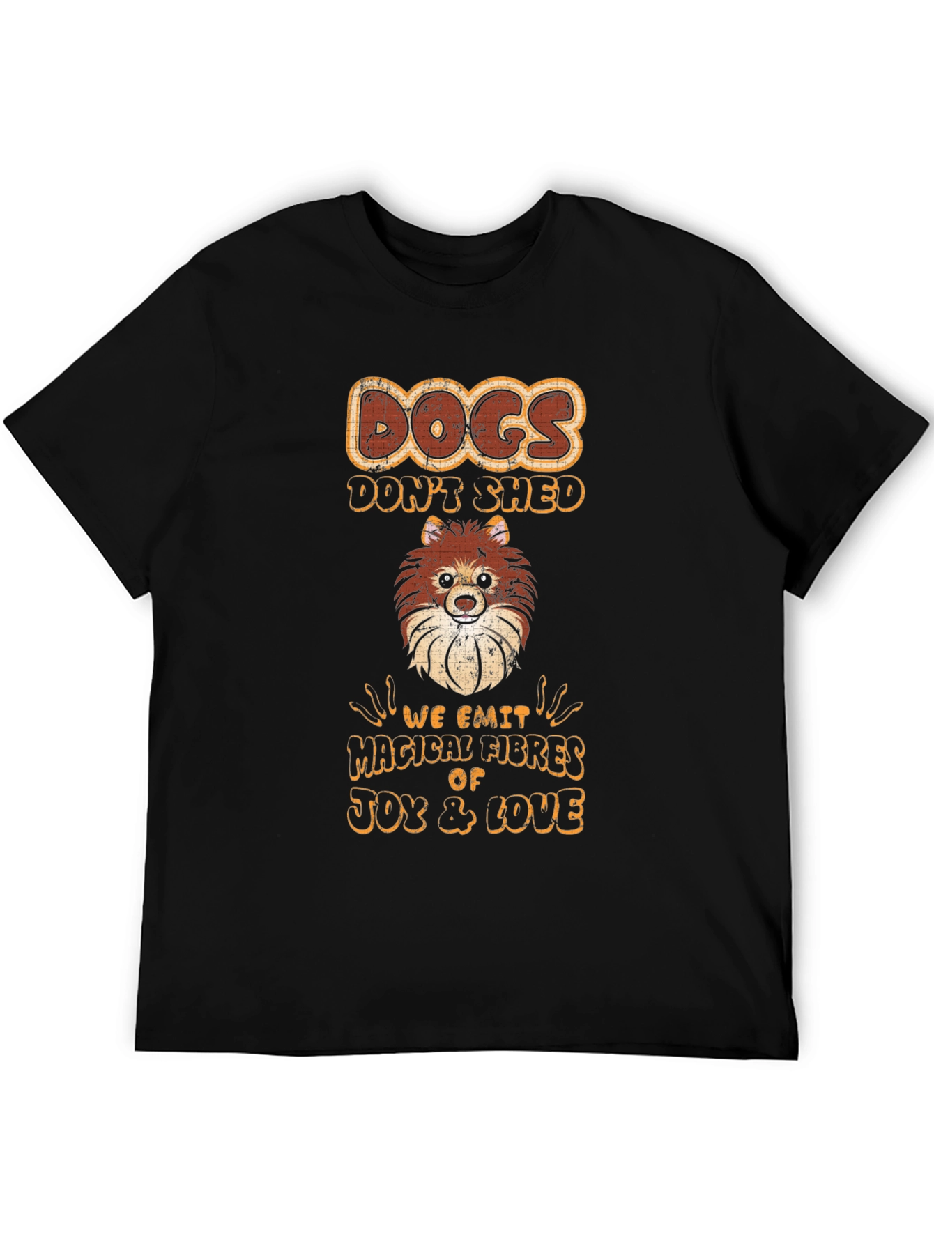 Dogs Dont Shed T-Shirt Pom Dog Tee