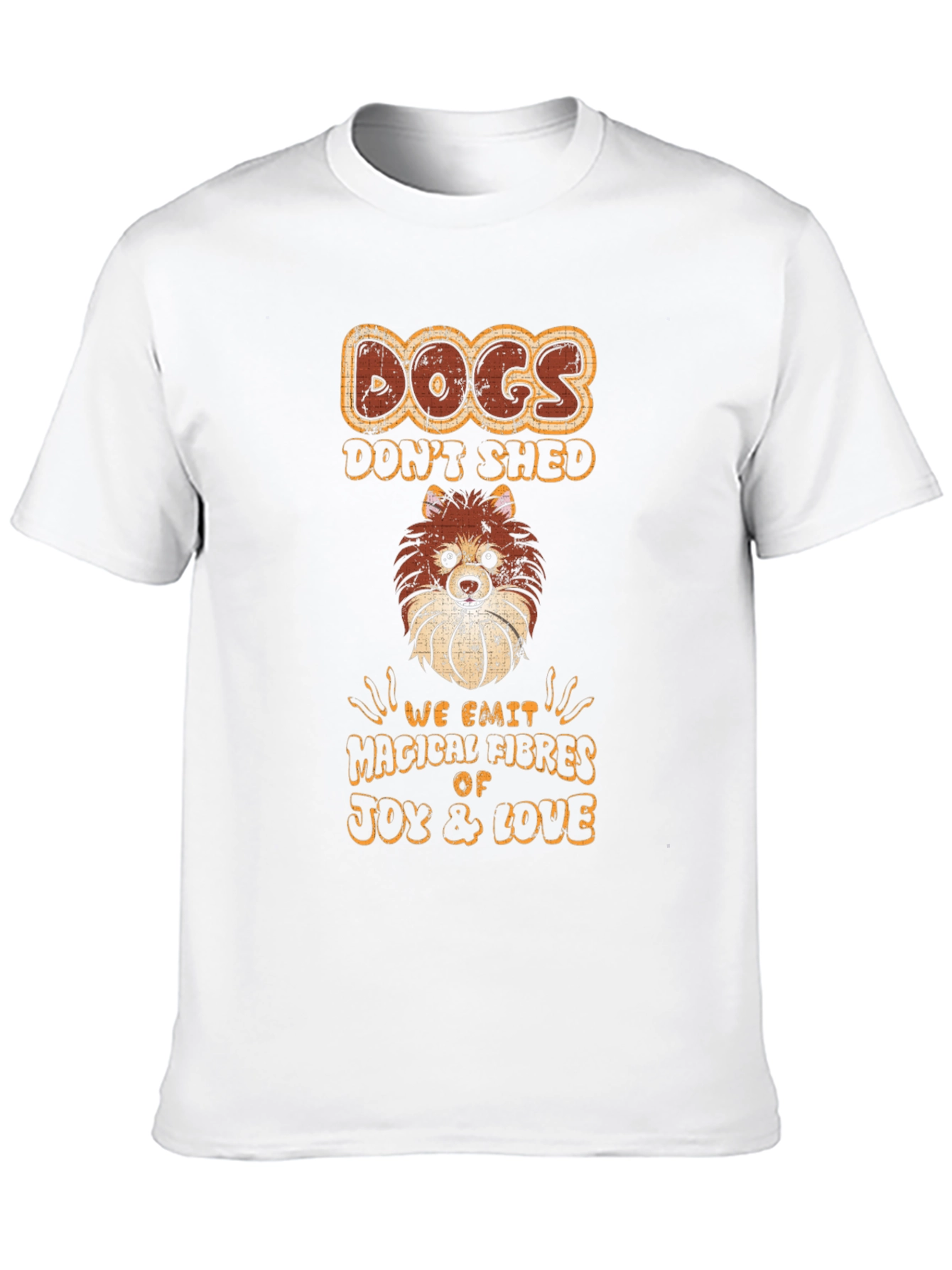 Dogs Dont Shed T-Shirt Pom Dog Tee