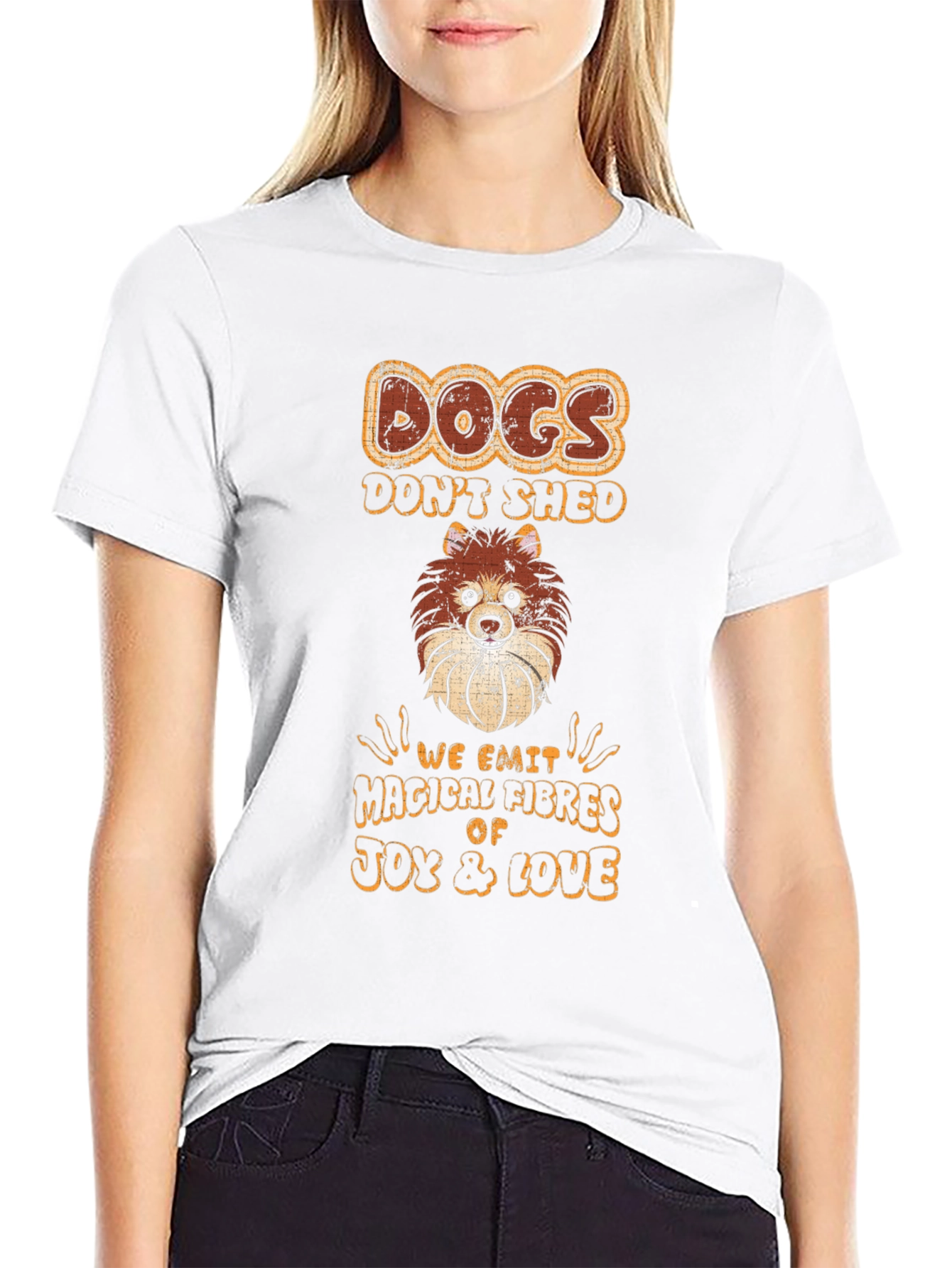 Dogs Dont Shed T-Shirt Pom Dog Tee
