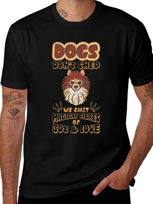 Dogs Dont Shed T-Shirt Pom Dog Tee