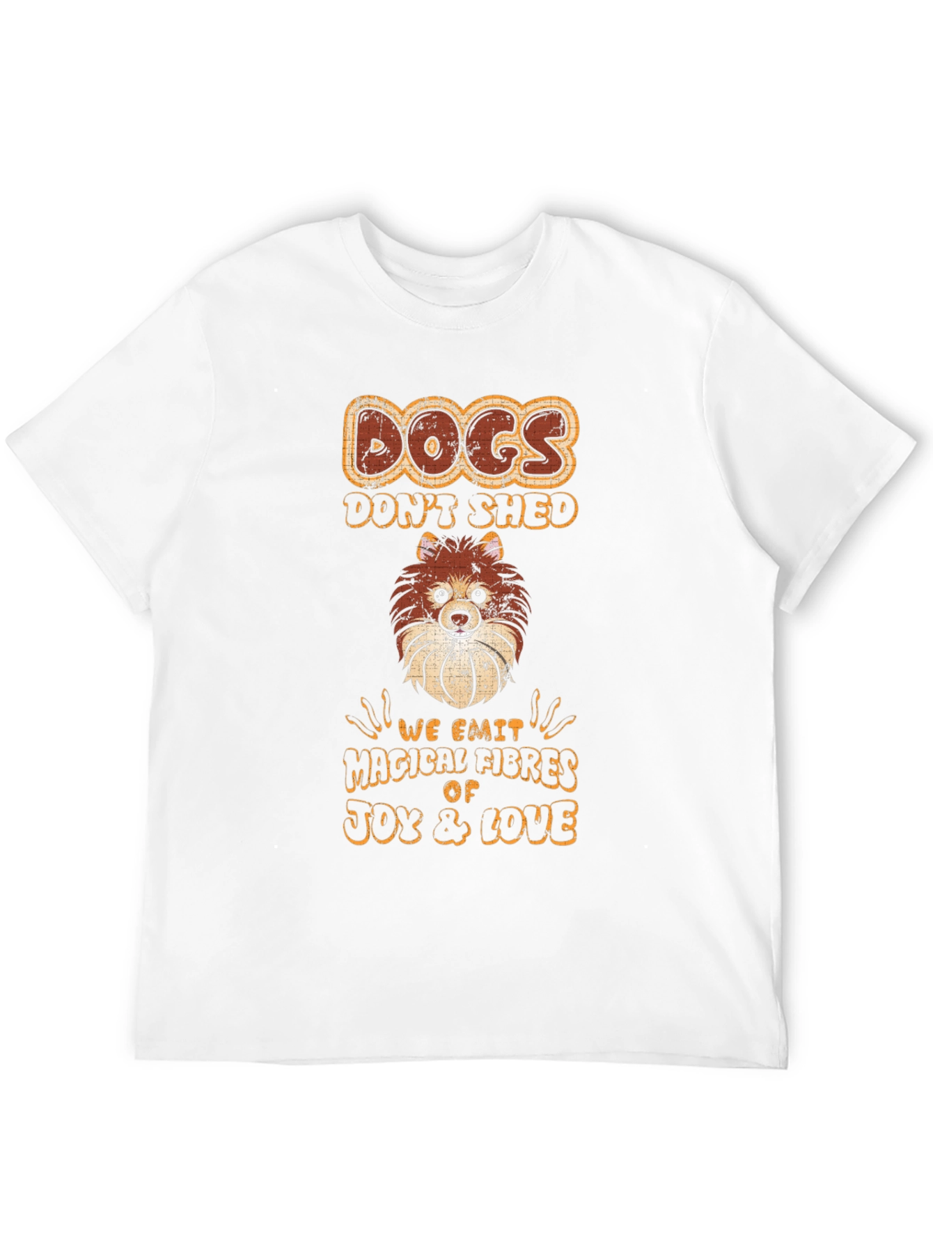 Dogs Dont Shed T-Shirt Pom Dog Tee