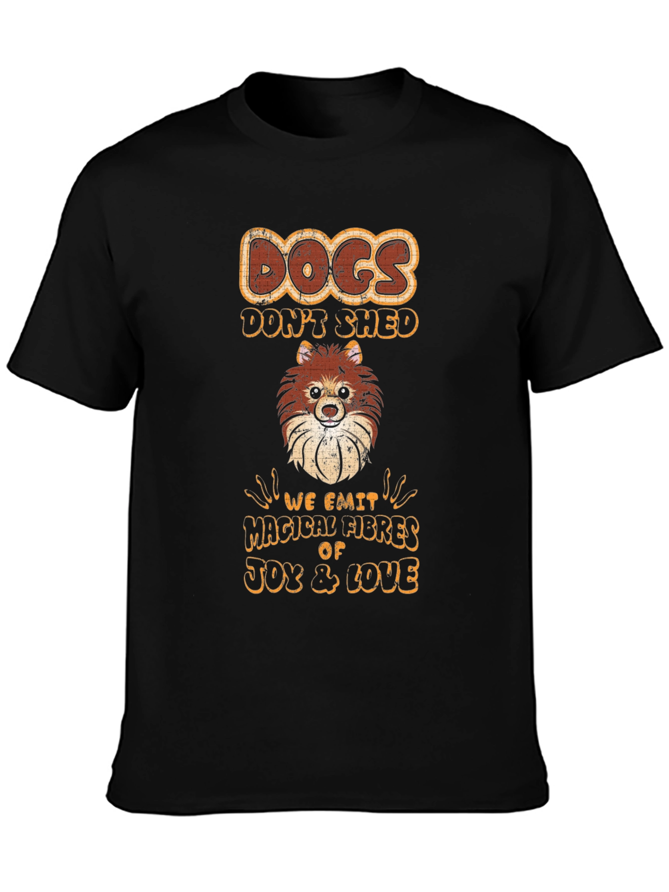 Dogs Dont Shed T-Shirt Pom Dog Tee
