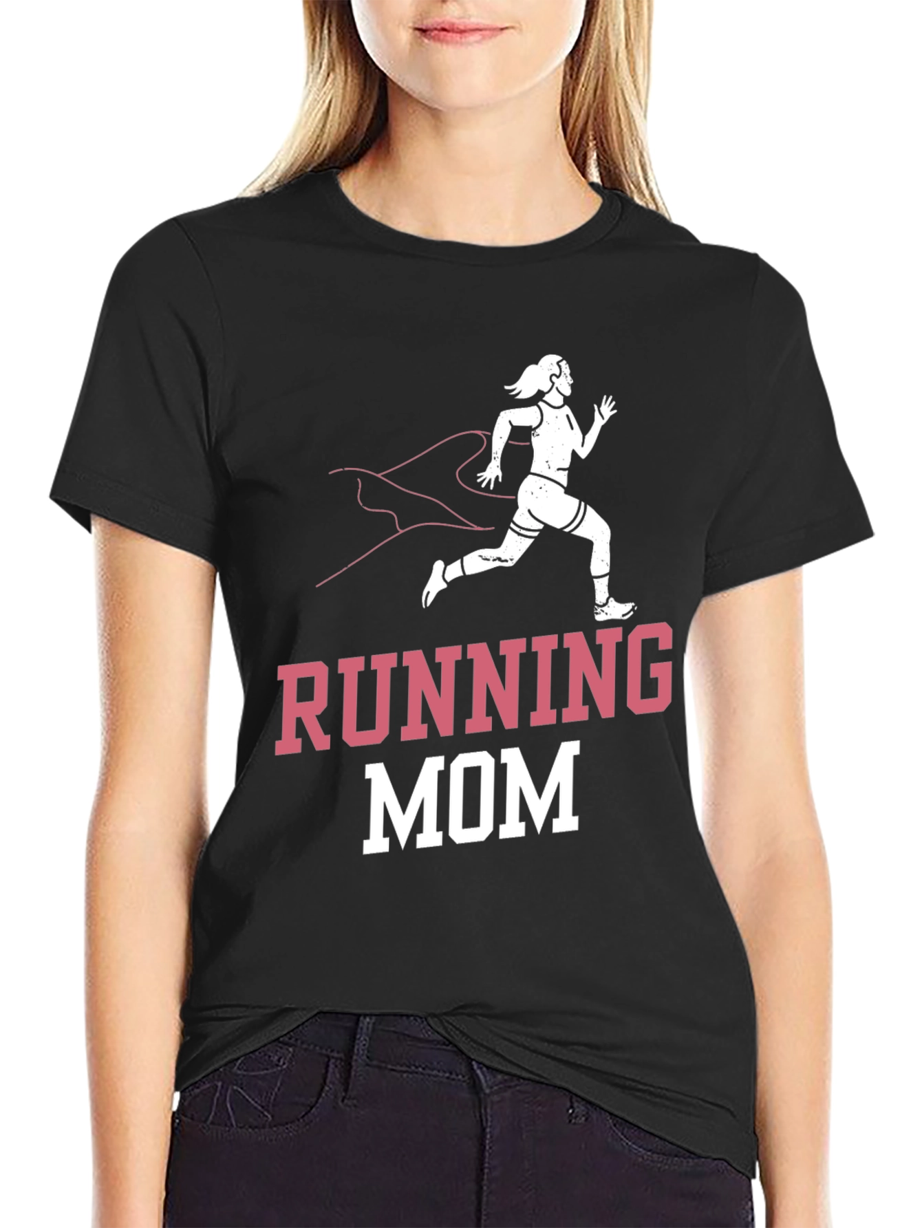 Running Mom Graphic T-Shirt - Active Lifestyle Apparel