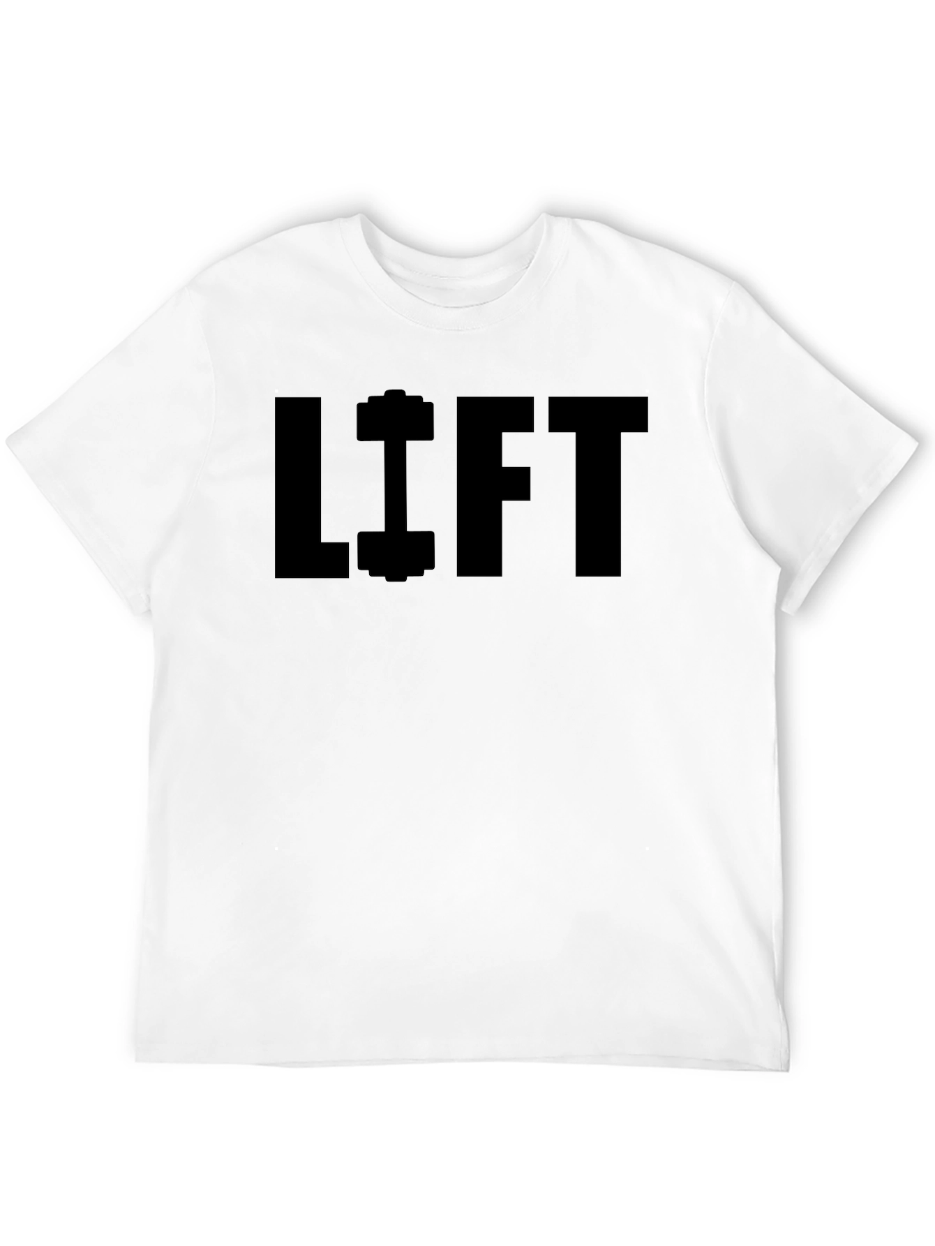 Lift Weightlifting Graphic T-Shirt - Black