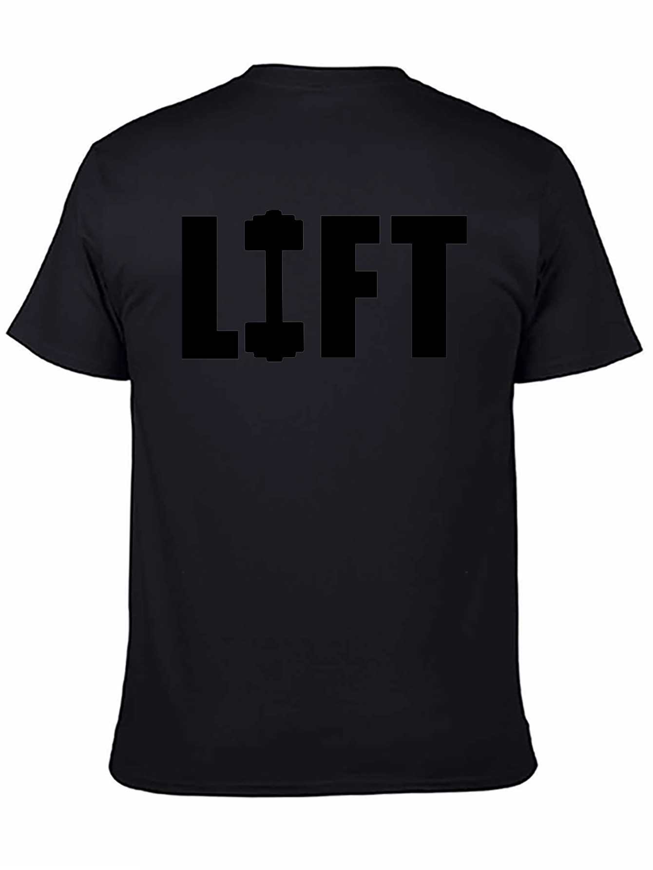 Lift Weightlifting Graphic T-Shirt - Black