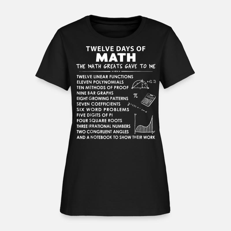 twelve days of math the math greats gave to me and