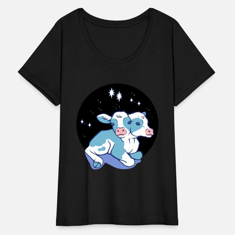 two headed calf with stars sticker