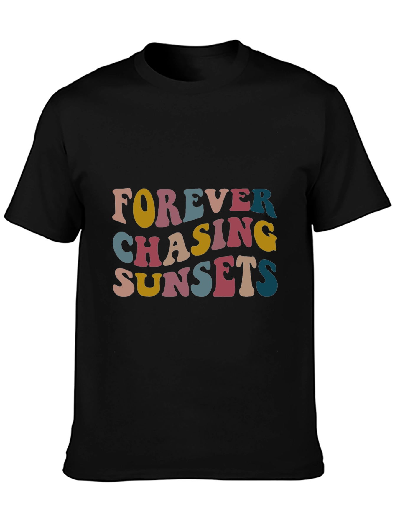Retro Forever Chasing Sunsets Graphic Tee
