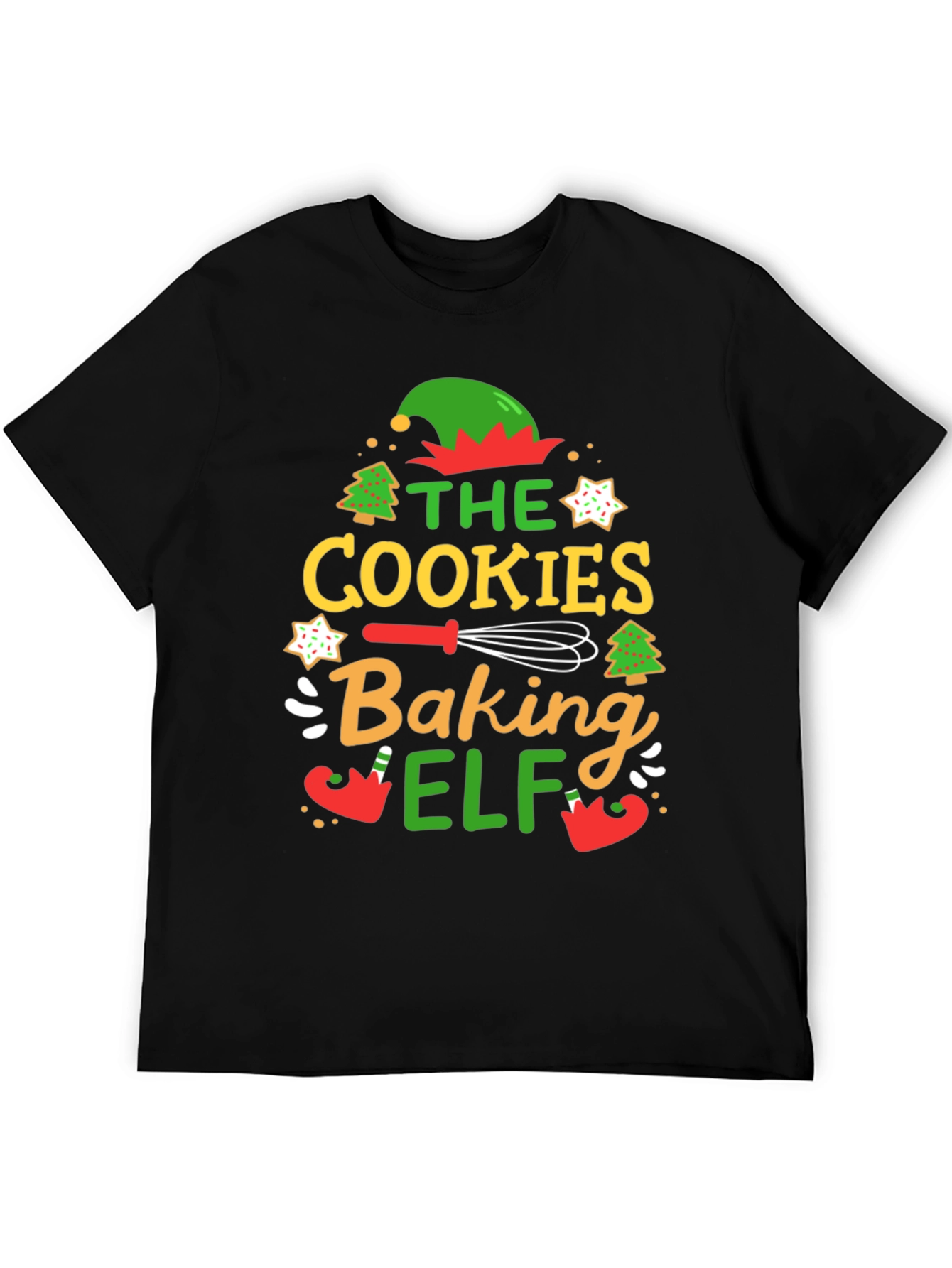 Cookies Baking Elf Holiday T-Shirt