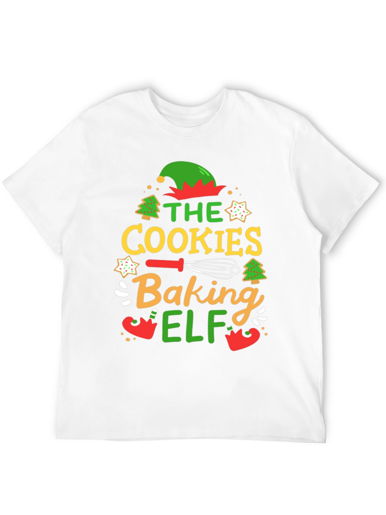 Cookies Baking Elf Holiday T-Shirt