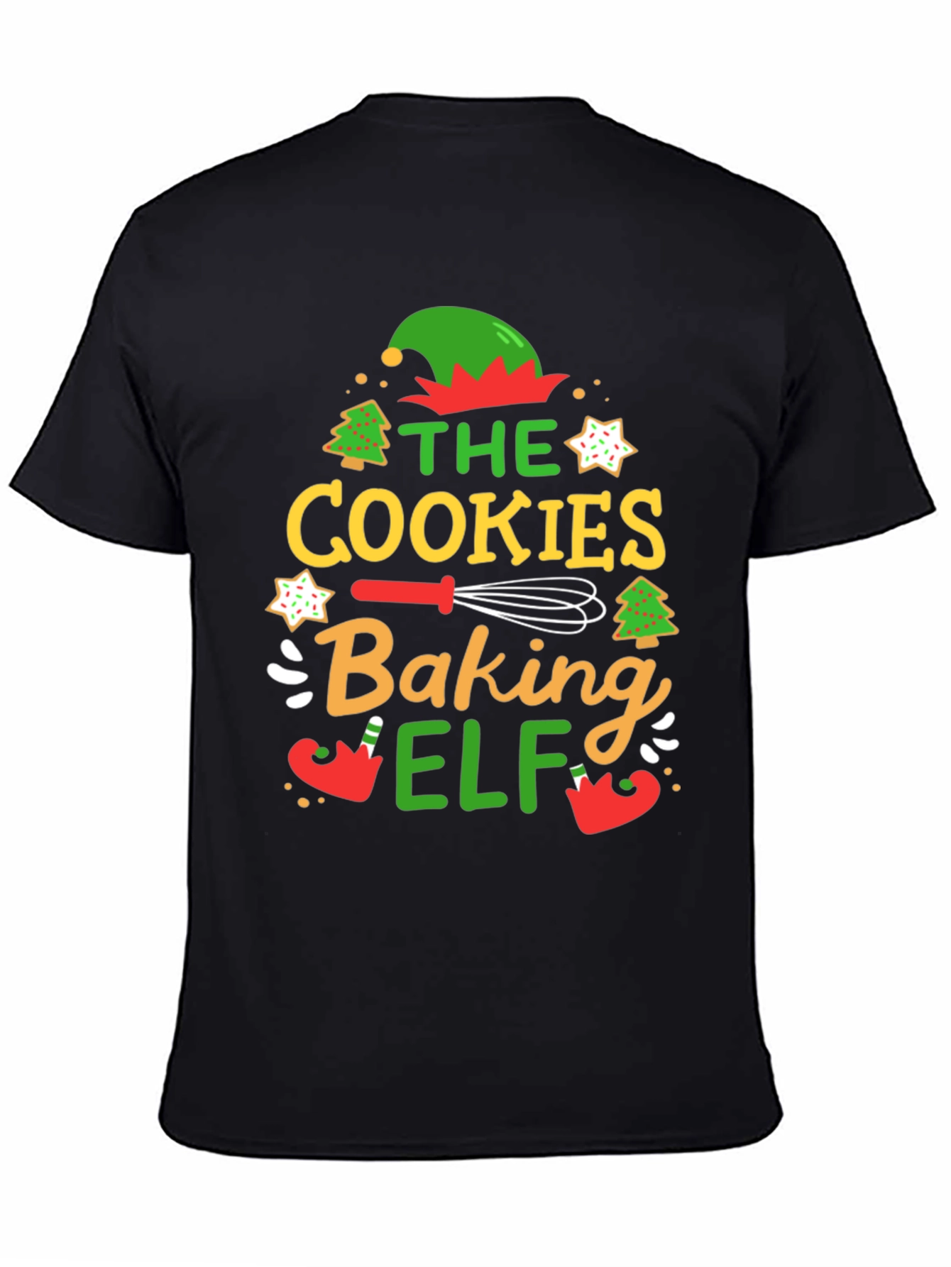 Cookies Baking Elf Holiday T-Shirt