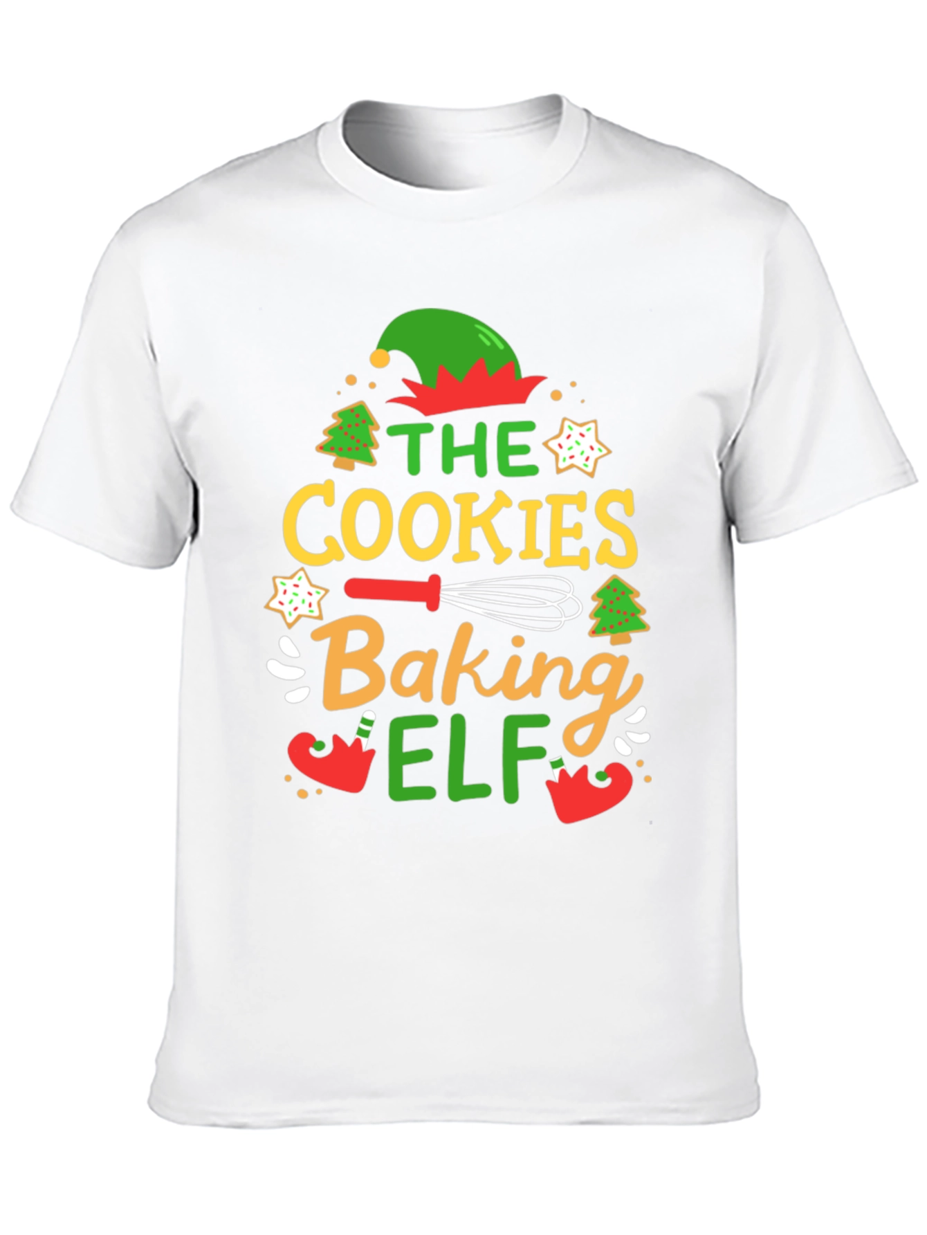 Cookies Baking Elf Holiday T-Shirt