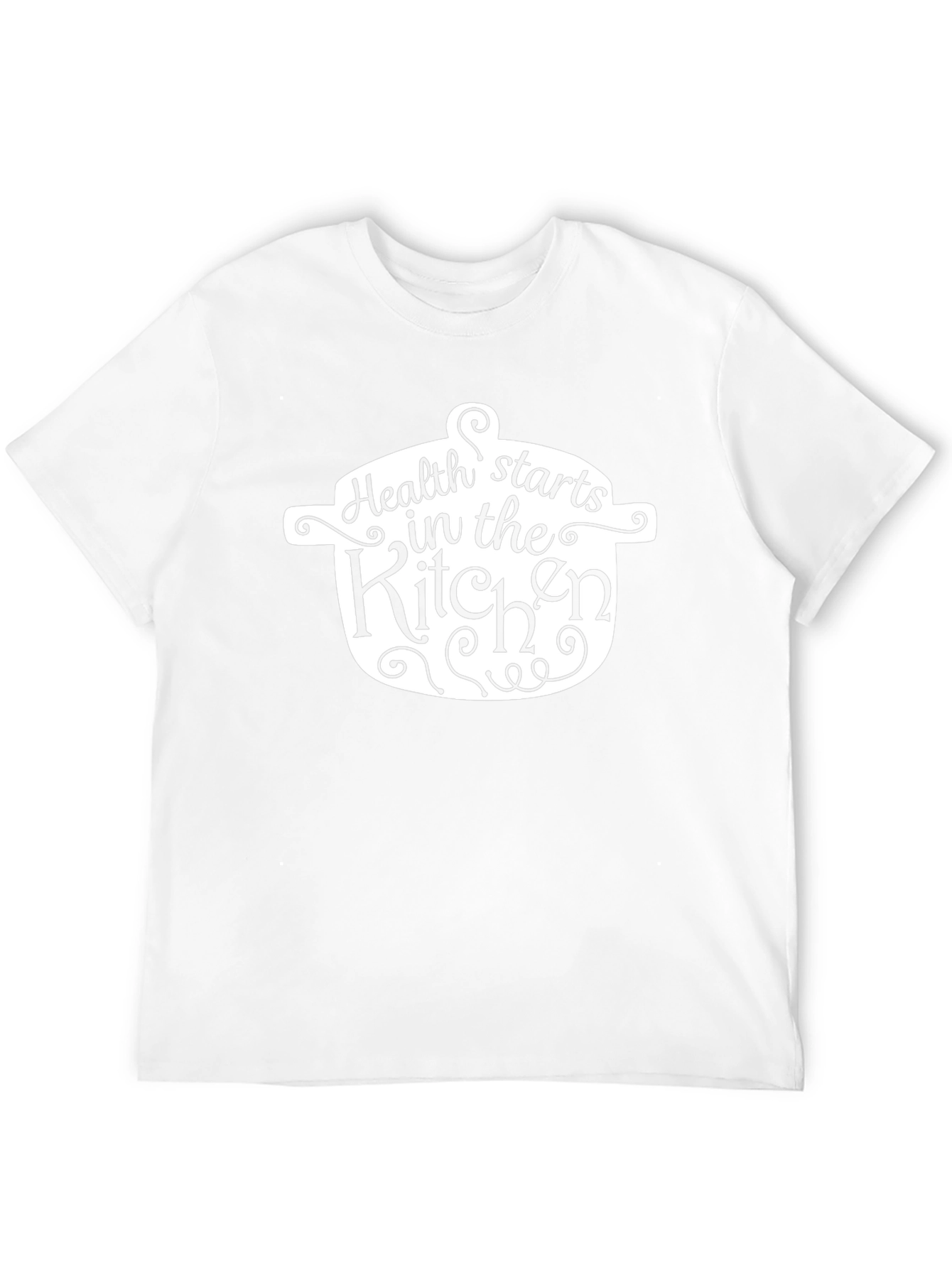 Health Starts in the Kitchen Black T-Shirt