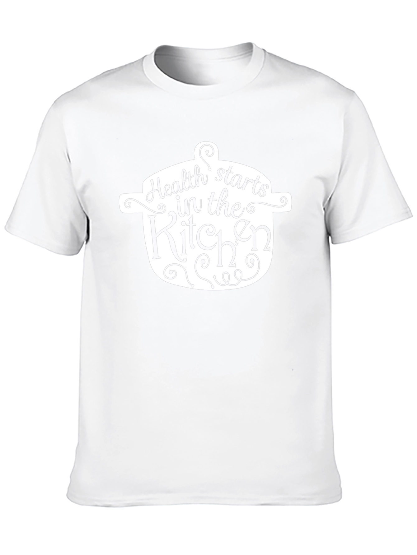 Health Starts in the Kitchen Black T-Shirt