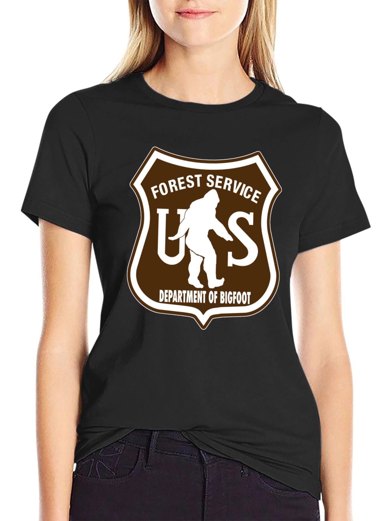 Forest Service Bigfoot T-Shirt - Novelty Tee