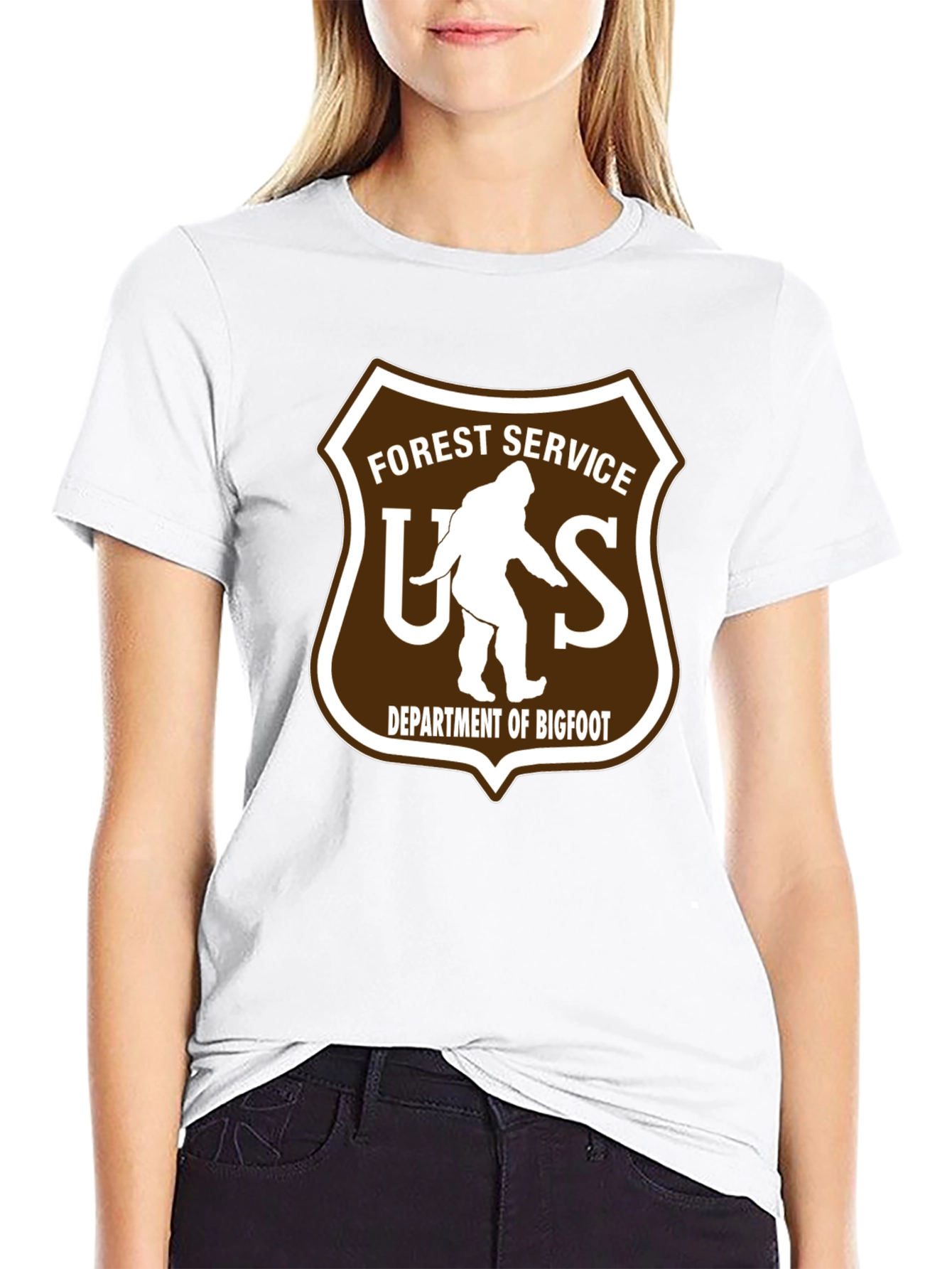 Forest Service Bigfoot T-Shirt - Novelty Tee