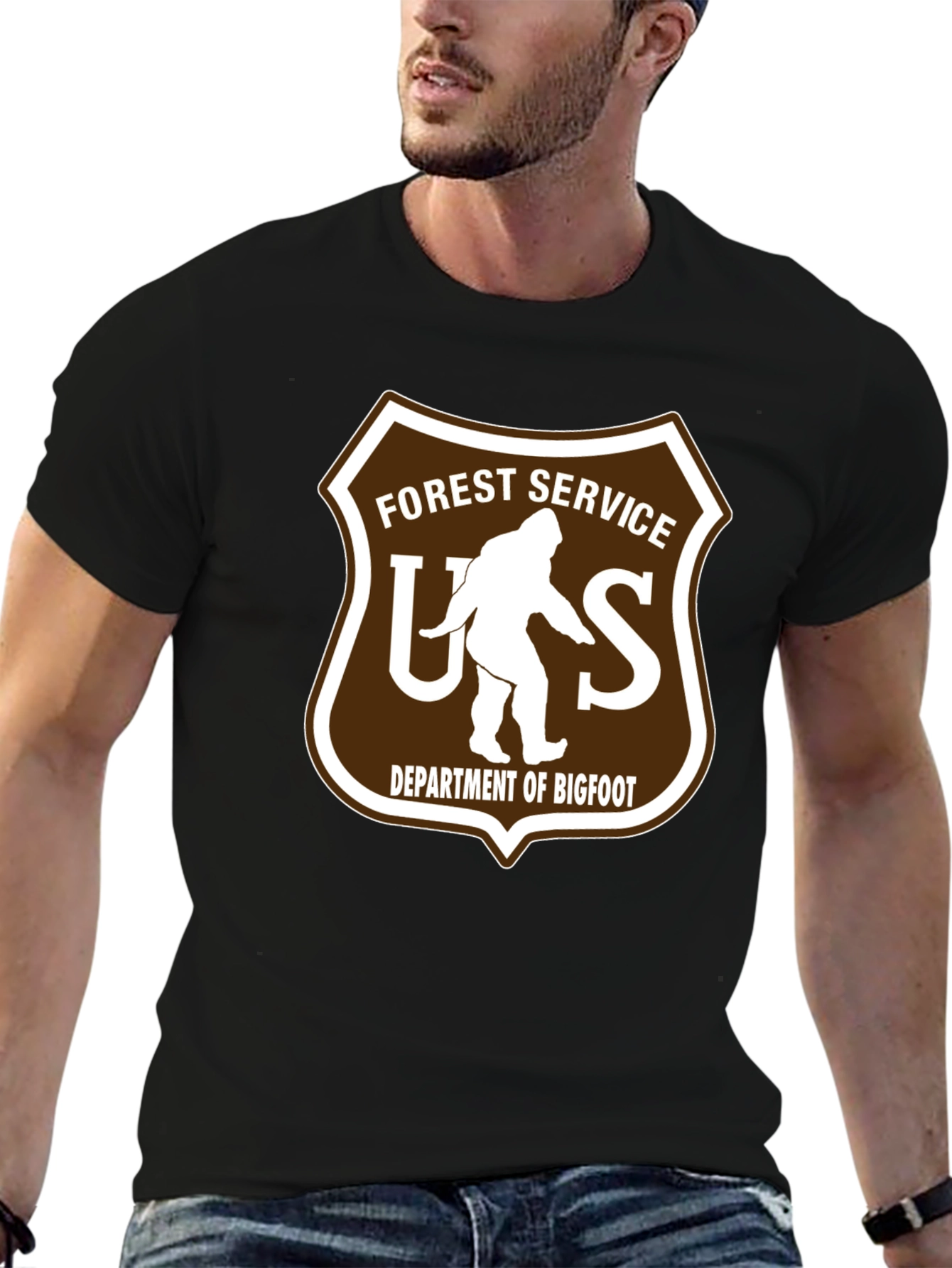 Forest Service Bigfoot T-Shirt - Novelty Tee