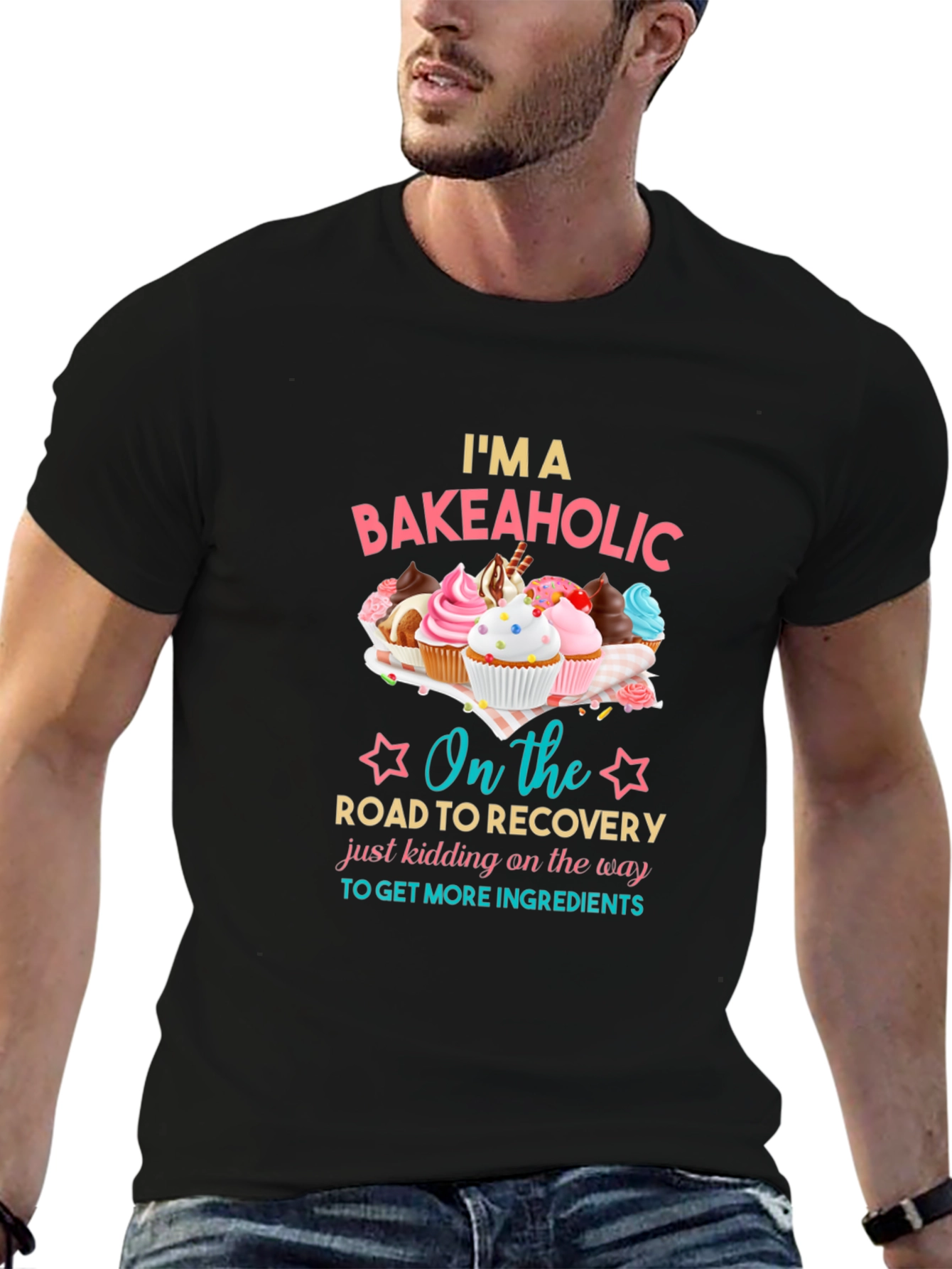 Bakeaholic T-Shirt - Funny Baking Lover Tee