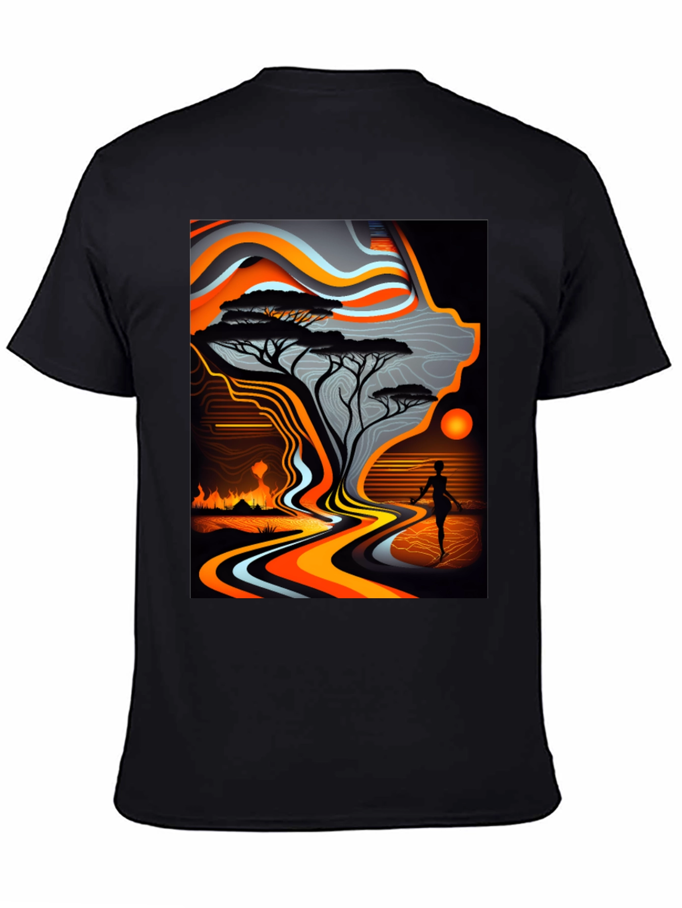 Abstract Landscape Graphic Tee