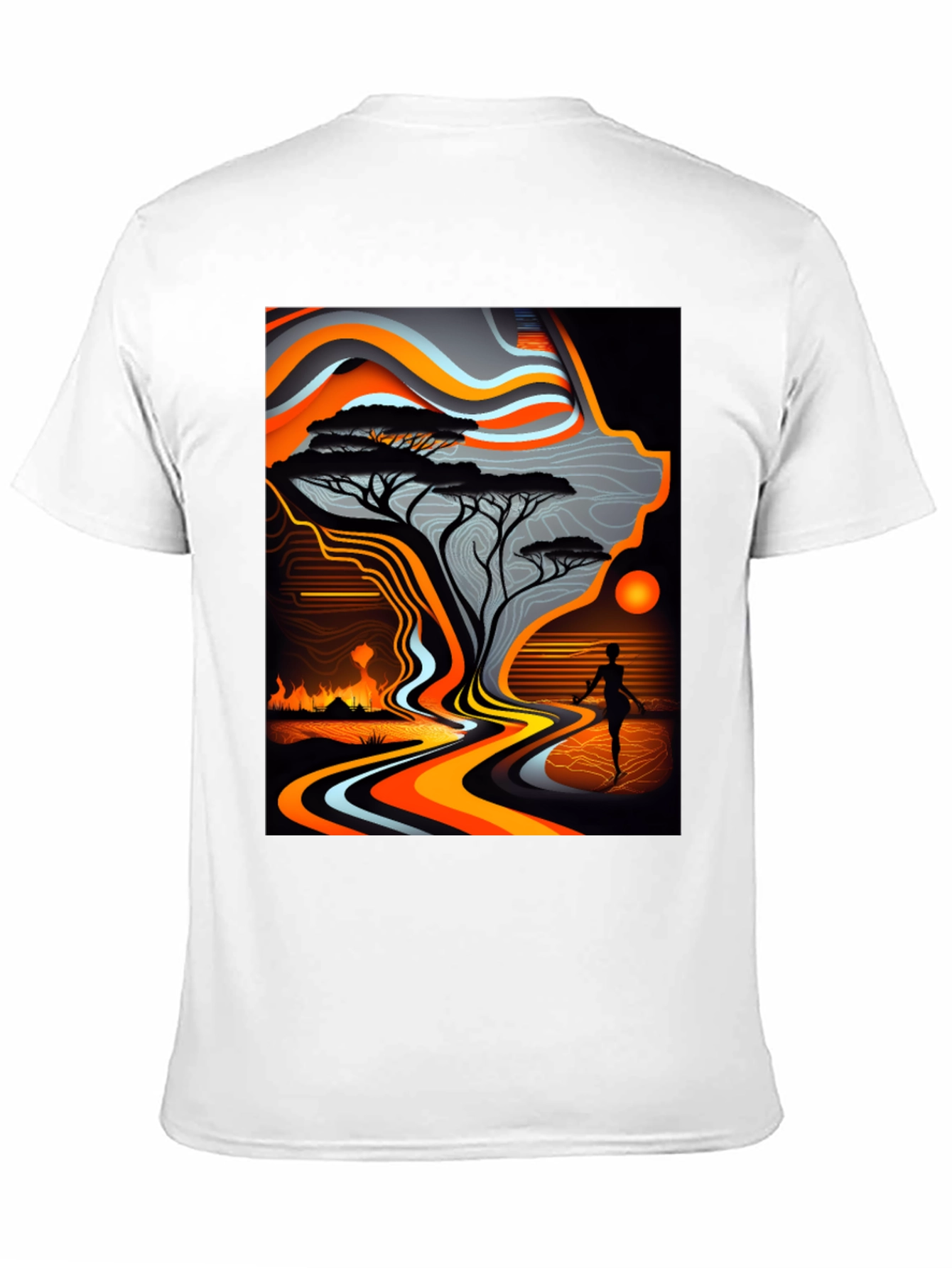 Abstract Landscape Graphic Tee