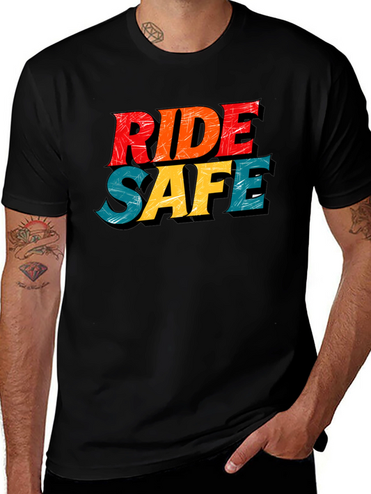 Ride Safe Graphic Tee - Black