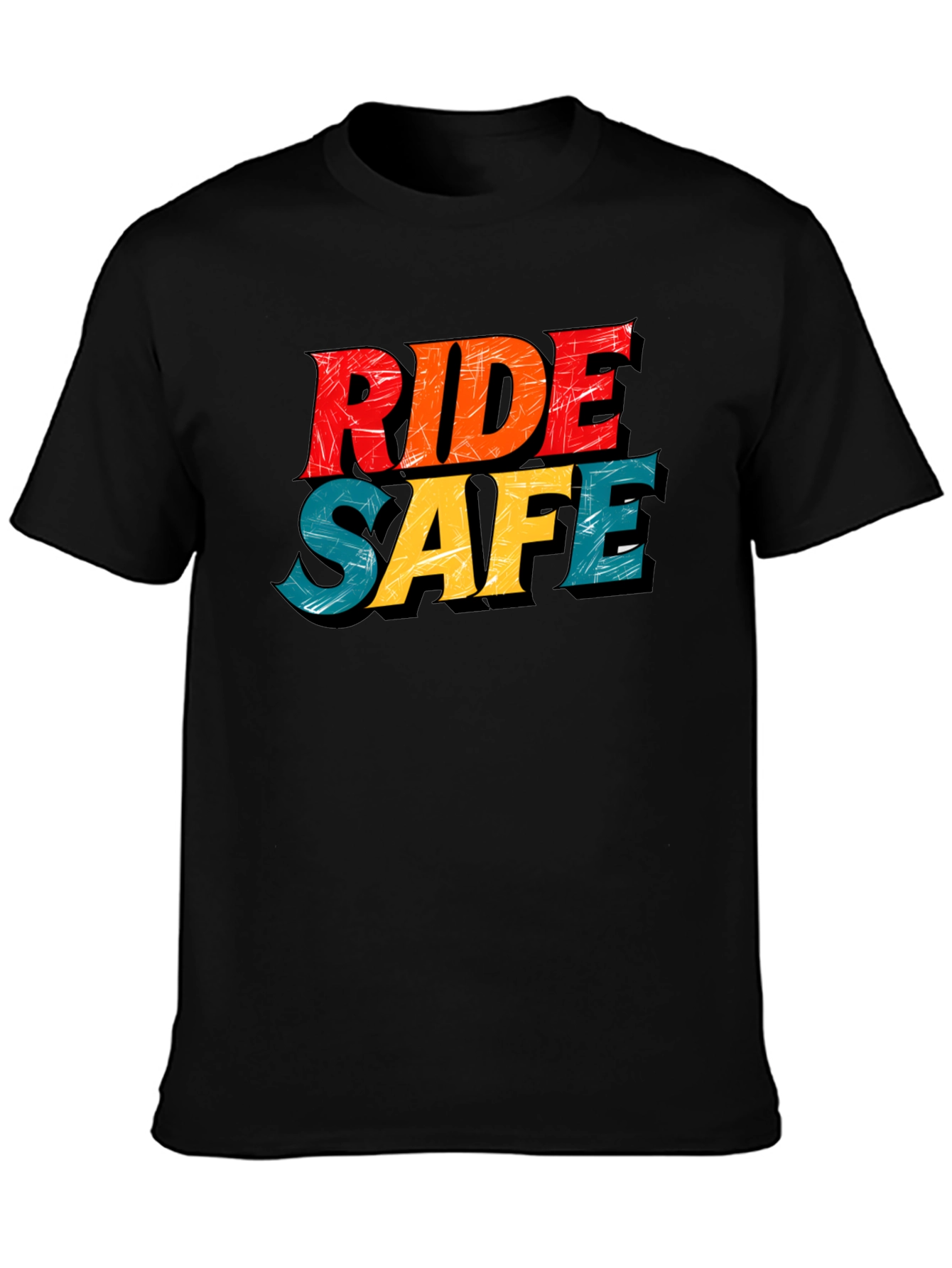 Ride Safe Graphic Tee - Black