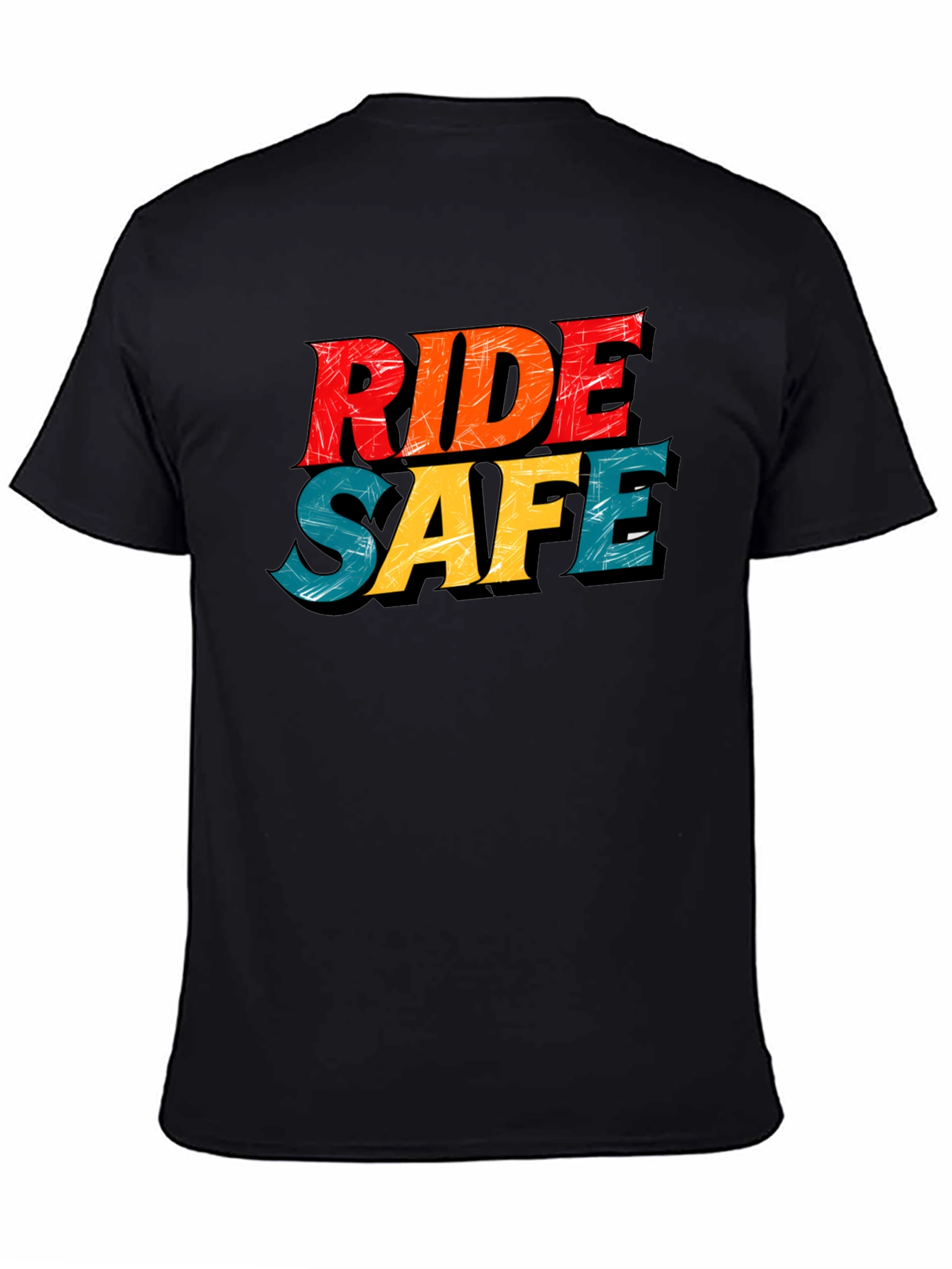 Ride Safe Graphic Tee - Black