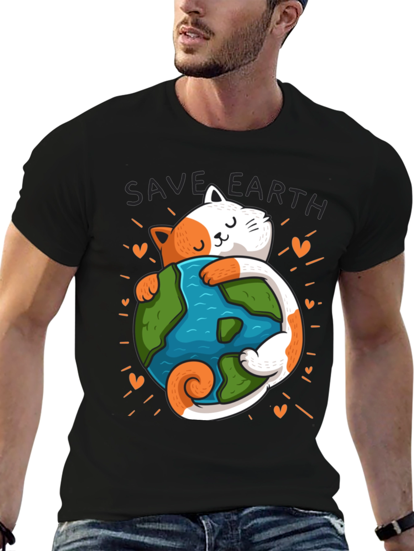 Save Earth Cat T-Shirt