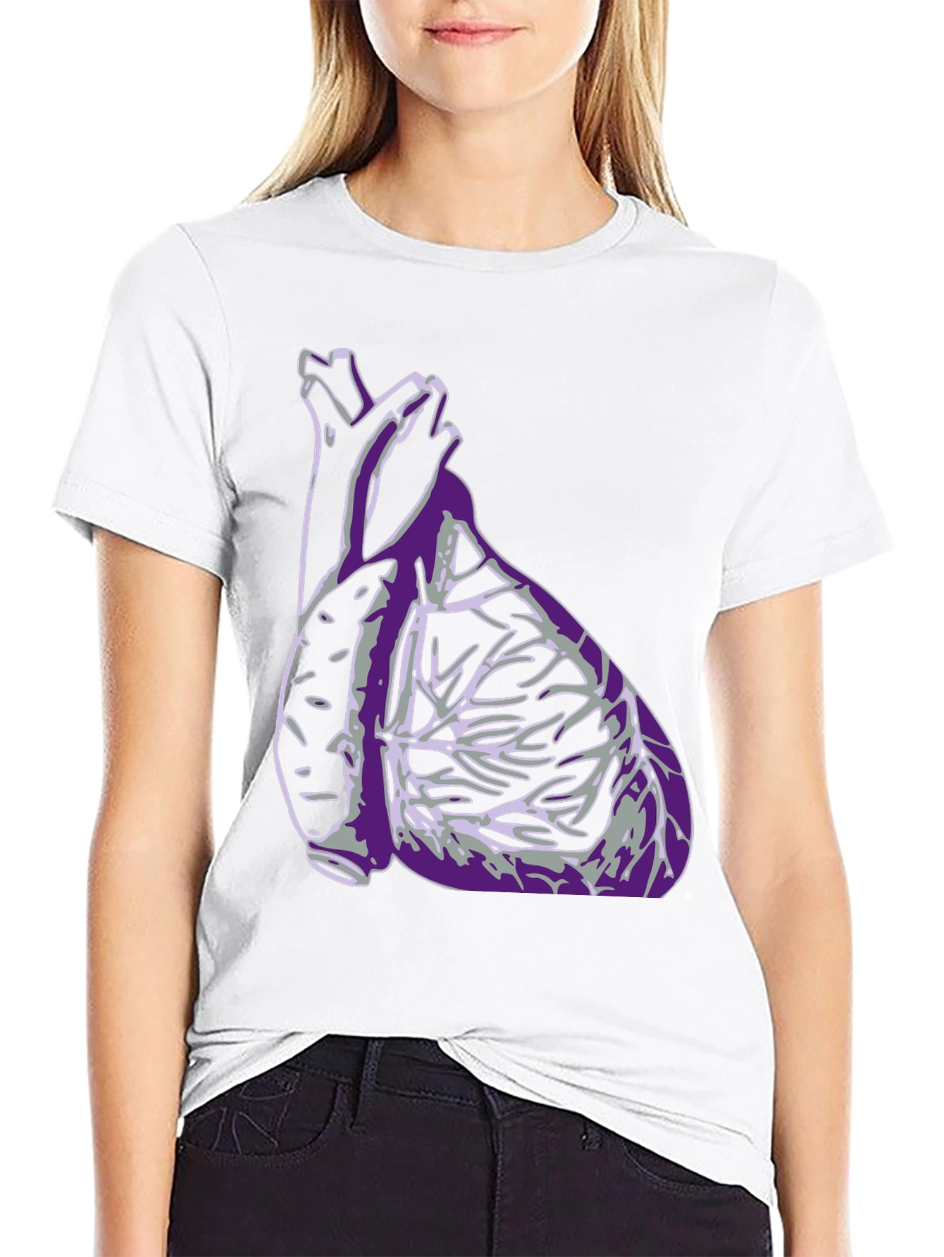 Anatomical Heart Graphic Tee - Modern Streetwear