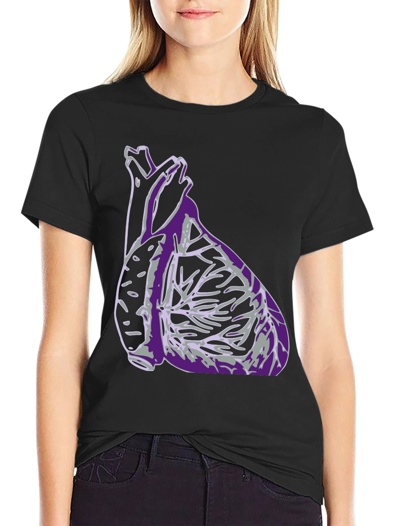 Anatomical Heart Graphic Tee - Modern Streetwear
