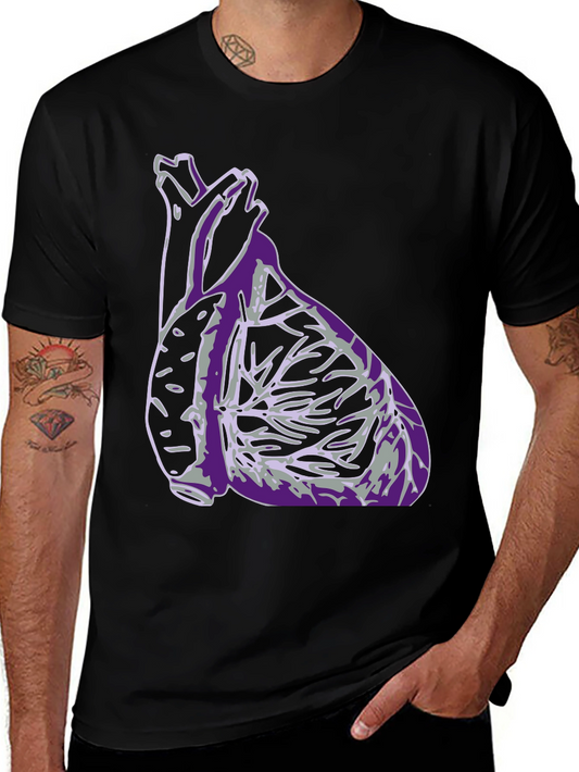 Anatomical Heart Graphic Tee - Modern Streetwear