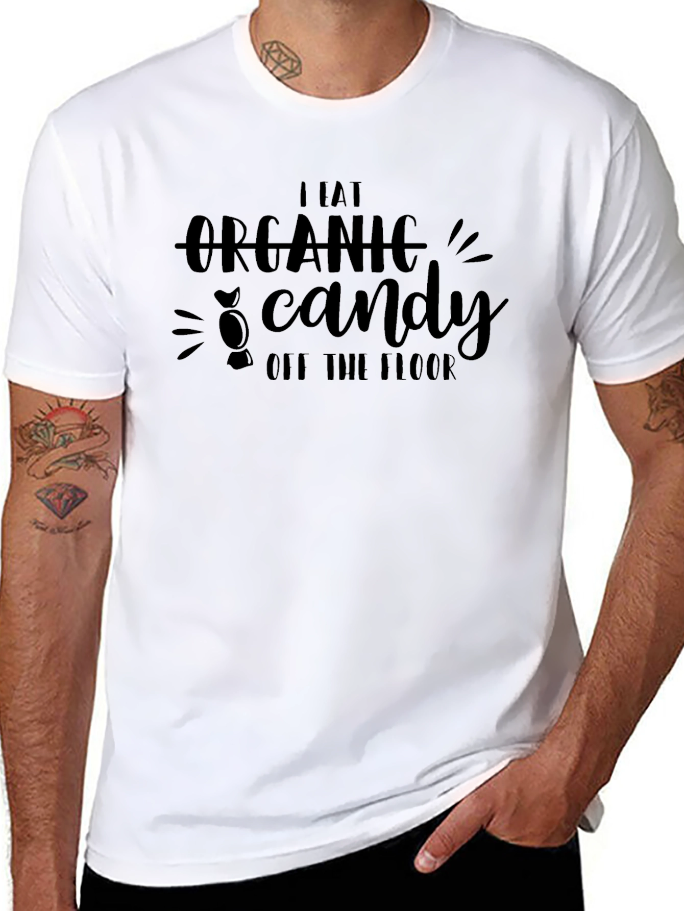 Funny Organic Candy T-Shirt